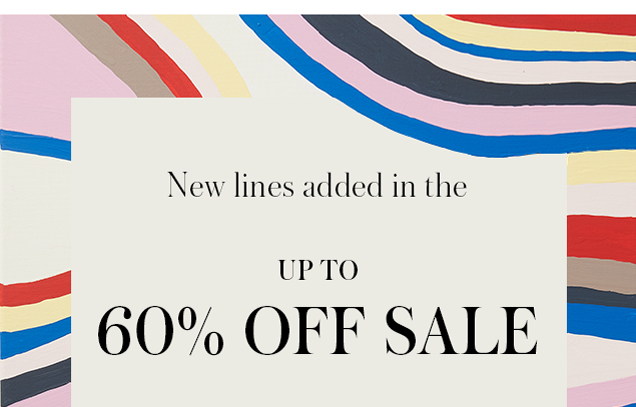 UP TO 60% OFF SALE