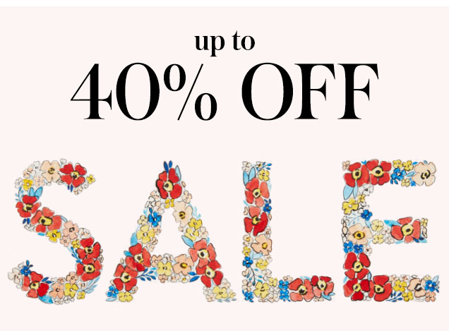 Up to 40% OFF SALE