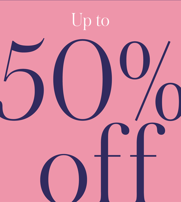 Up to 50% off