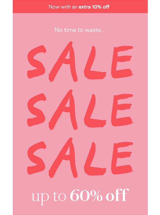 SALE up to 60% off