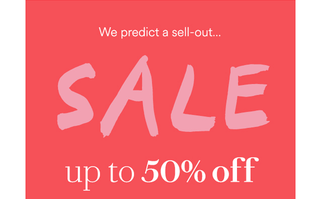 SALE up to 50% off